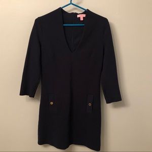 Lilly Pulitzer navy dress